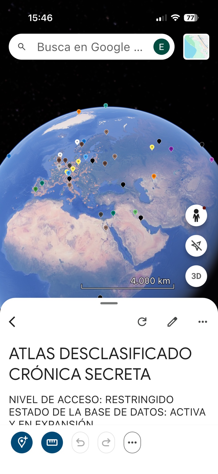 Atlas Desclasificado visto desde móvil