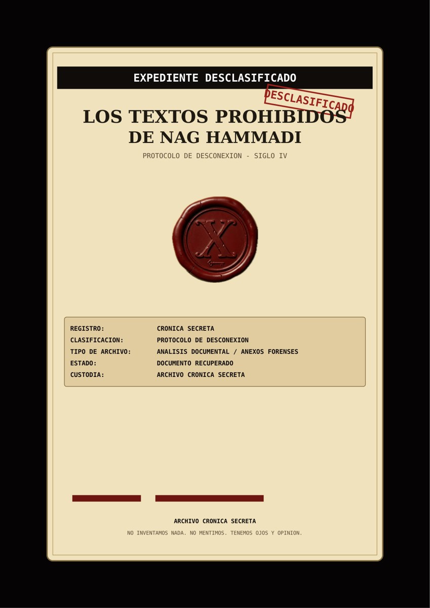Portada Expediente Nag Hammadi